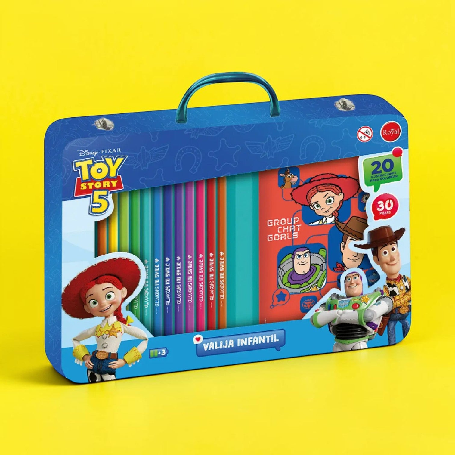 Valija de Arte Metalica Toy Story