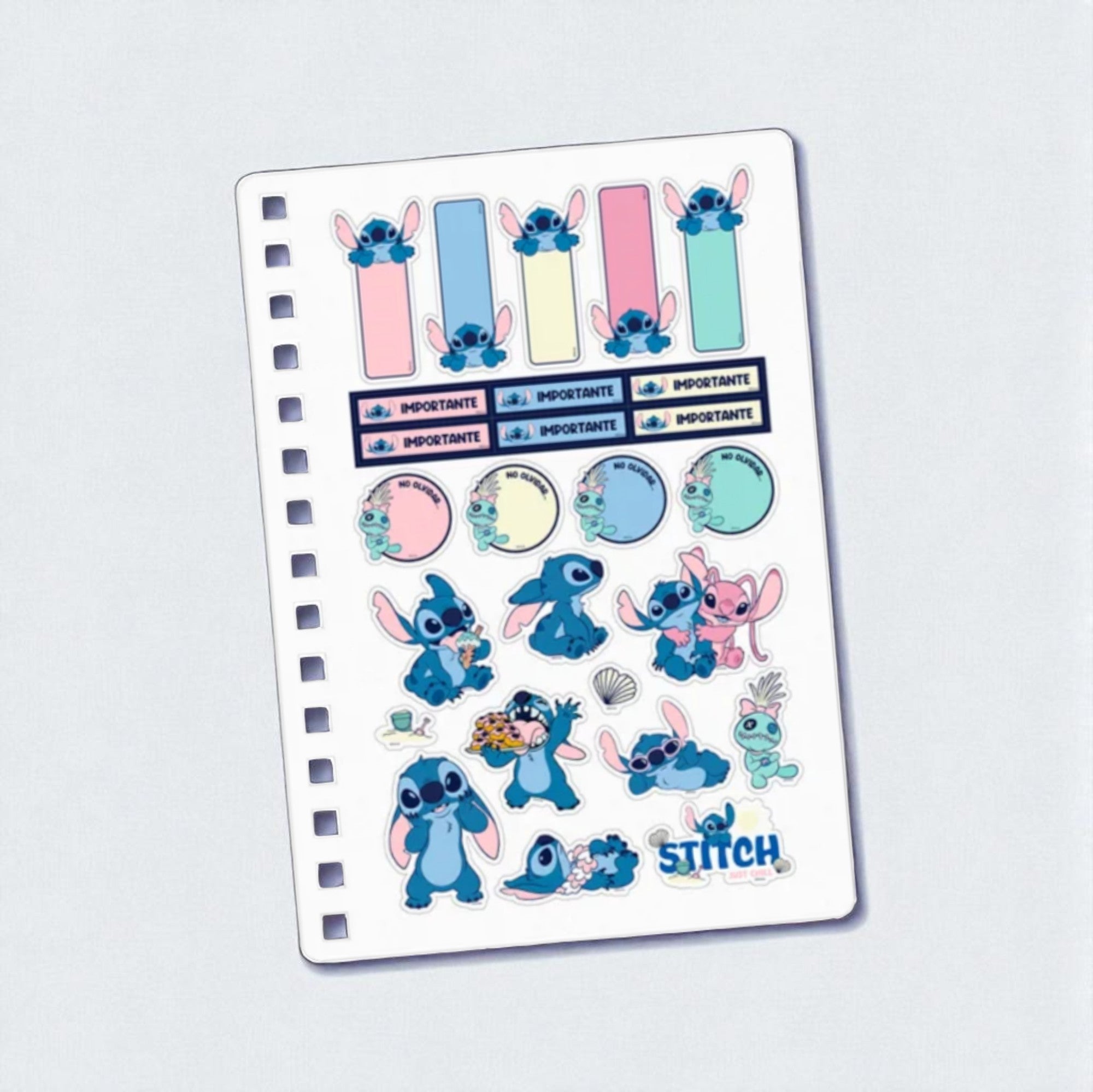 Agenda 2026 Stitch día por hoja mooving - CON REGALO!