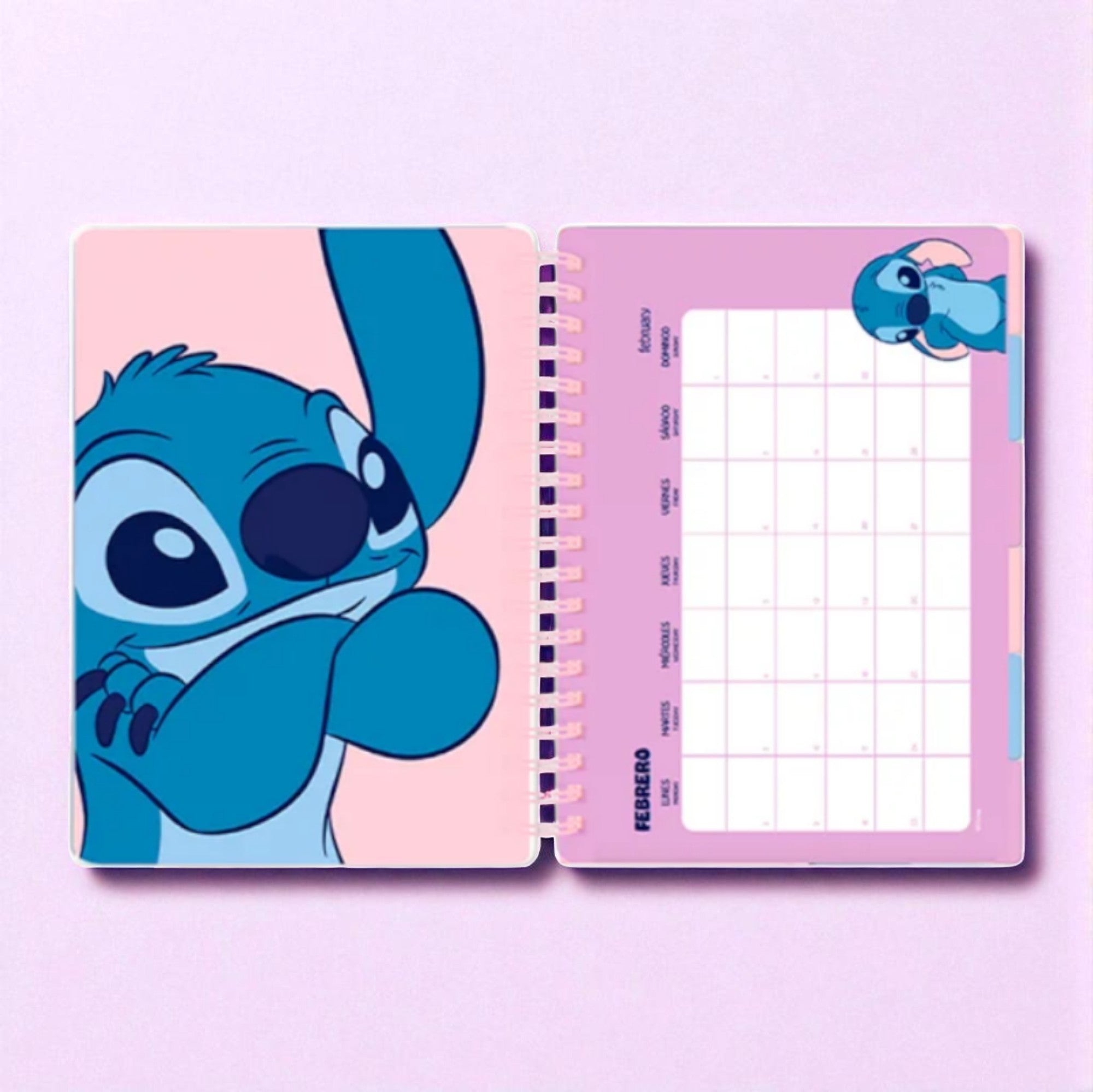 Agenda 2026 Stitch día por hoja mooving - CON REGALO!
