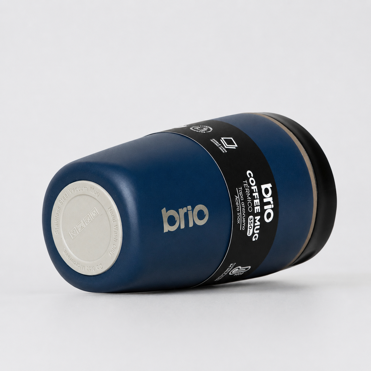 Vaso Termico brio Cafe Jarra Mug 350ml Acero Inoxidable