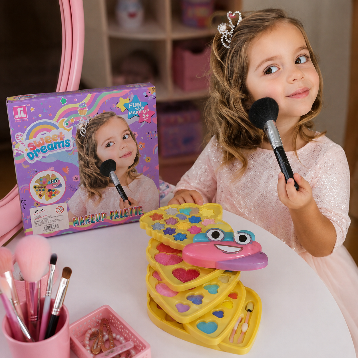 Paleta de Maquillaje Infantil Sweet Dreams 4 Niveles