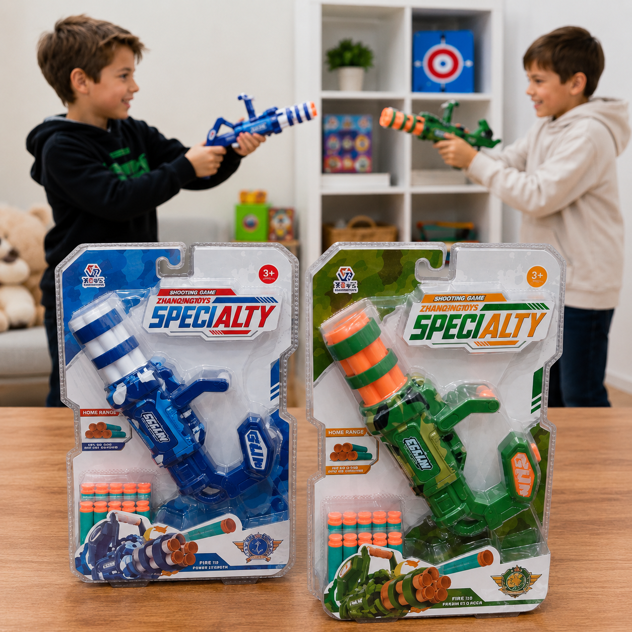 Lanzador de Dardos de Espuma Specialty – Diversión y Acción para Niños