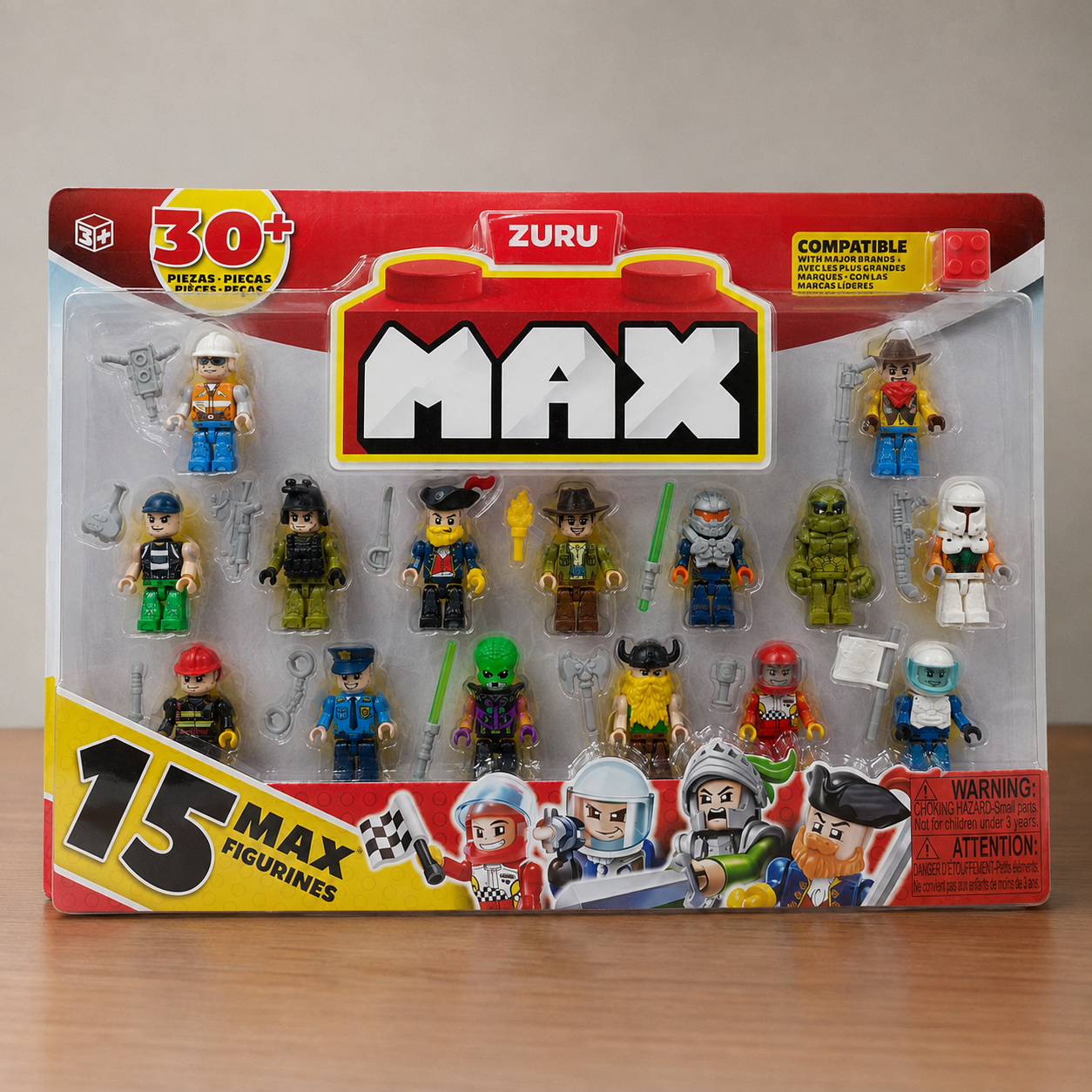 Set de 15 Mini Figuras Compatibles con Bloques de Construcción – MAX ZURU