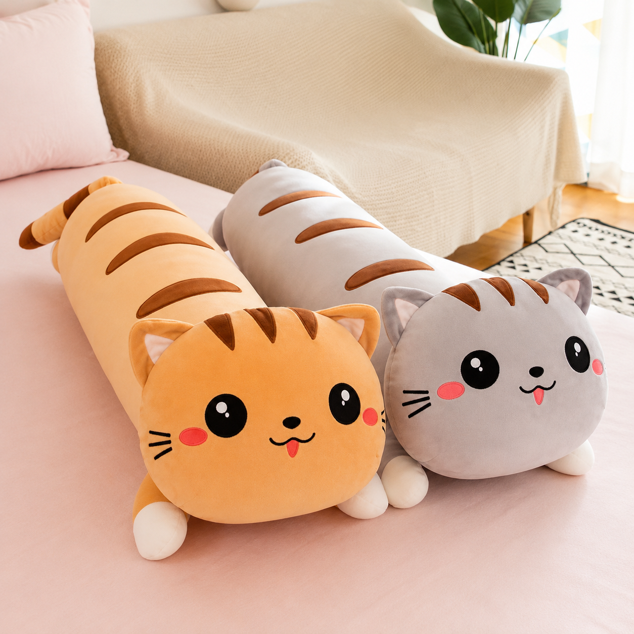 Almohadas largas con forma de animalitos – 110 CM