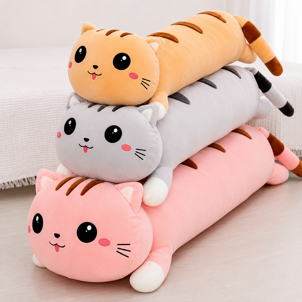 Almohadas largas con forma de animalitos – 80 CM