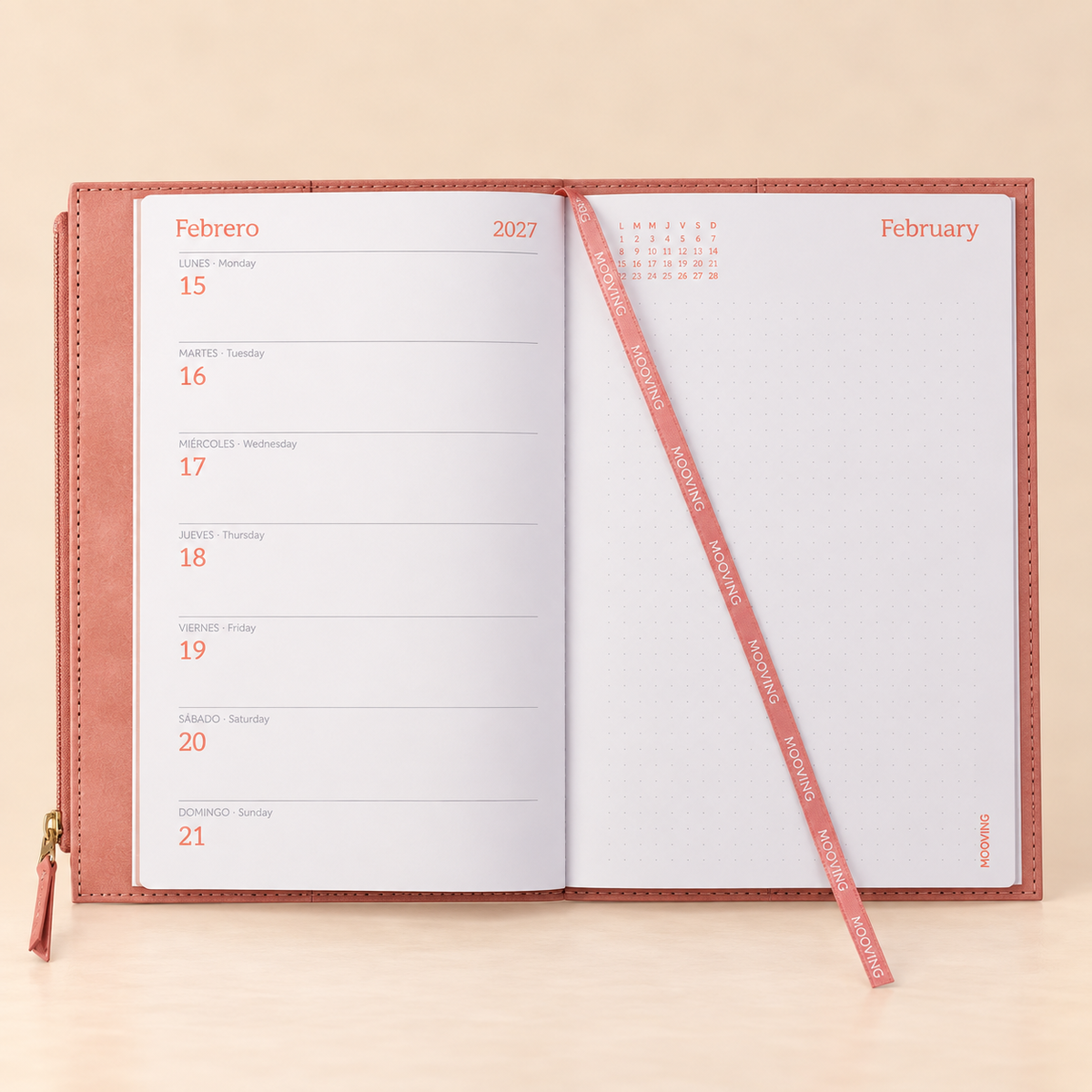 Agenda Mooving Boheme 2027 semanal