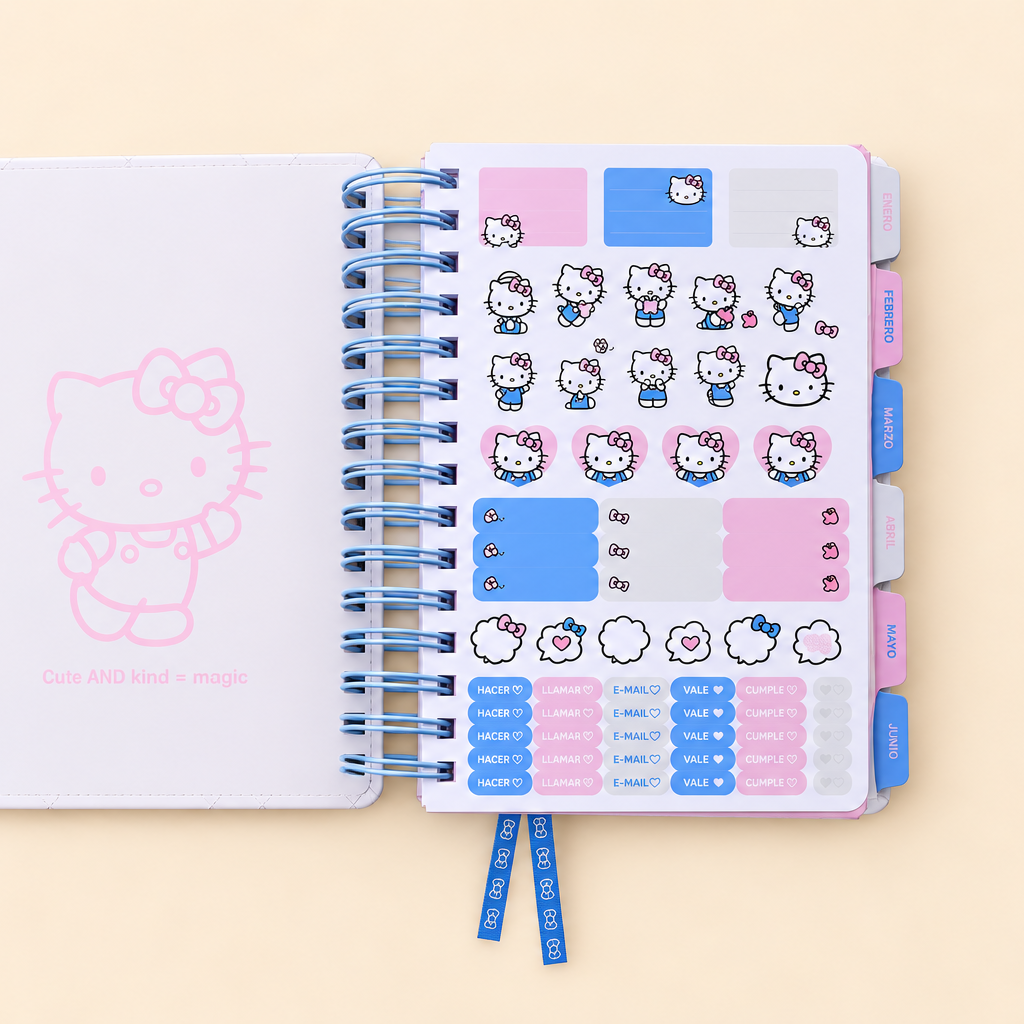 Agenda 2027 Hello Kitty día por página Mooving