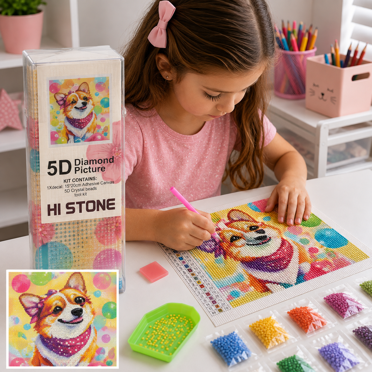 Diamond Painting 5D – Diseños para Crear y Brillar