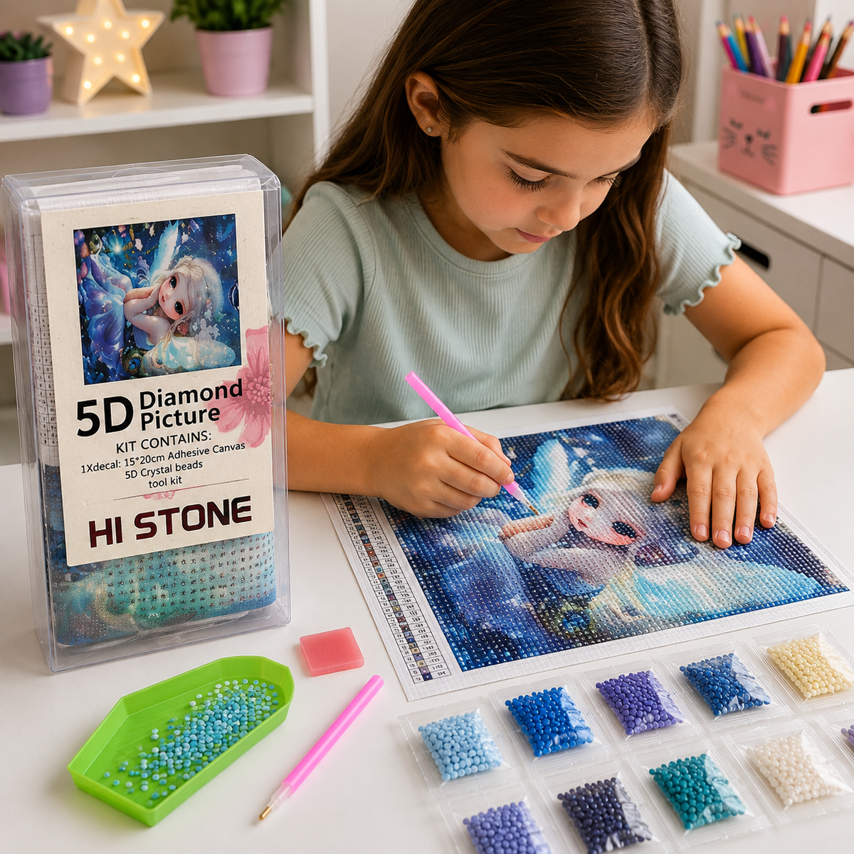 Diamond Painting 5D – Diseños para Crear y Brillar