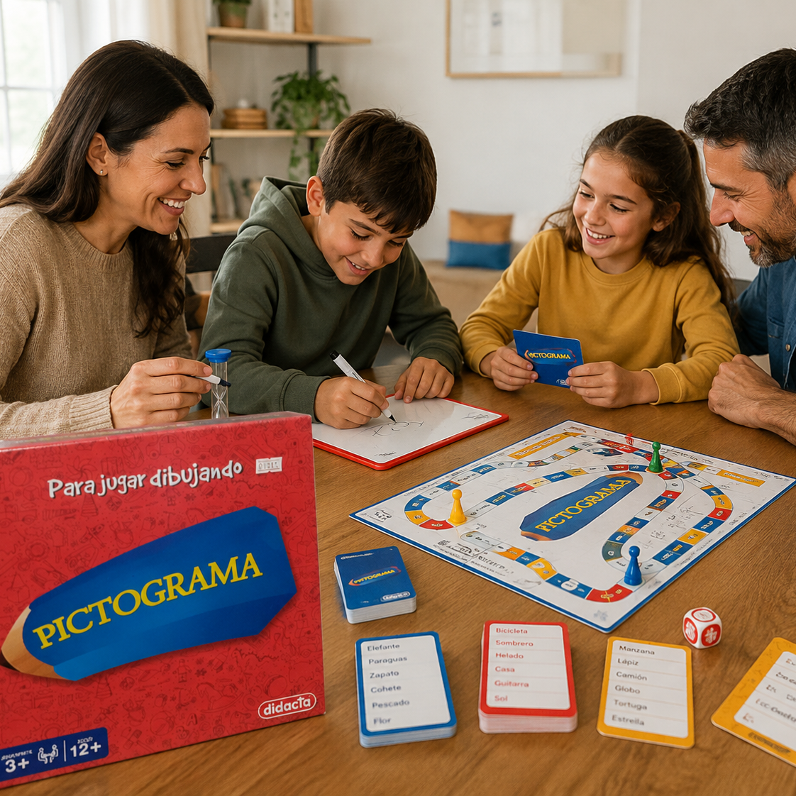 Pictograma – Juego de Mesa para Dibujar y Adivinar en Equipo