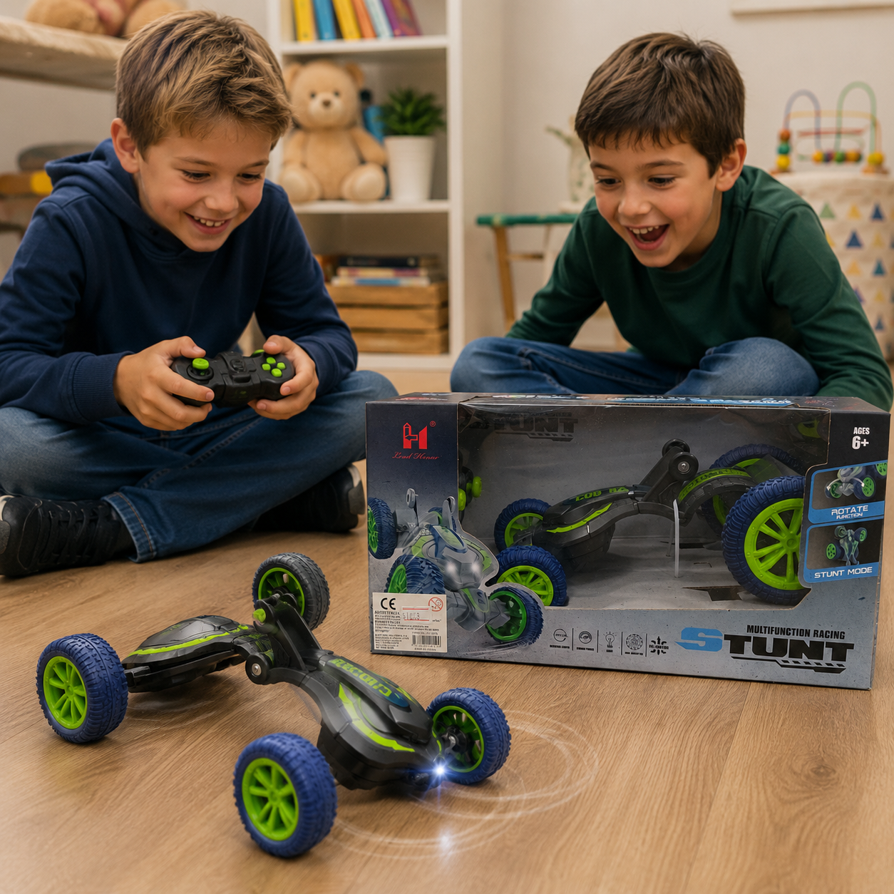 Auto Stunt a Control Remoto 360° – Giros y Acrobacias