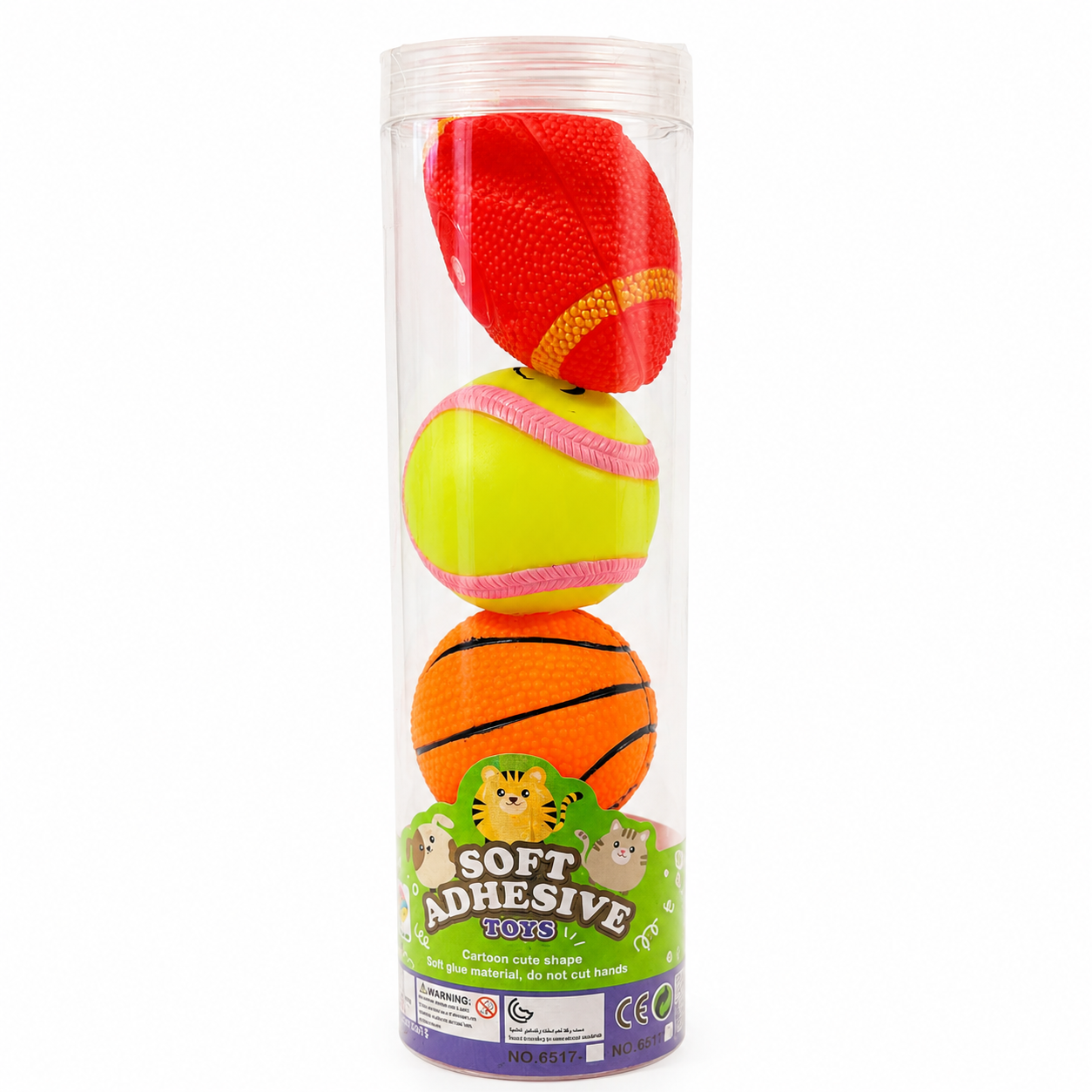 Set de Pelotas Sensoriales Blandas para Bebés – Texturas y Colores