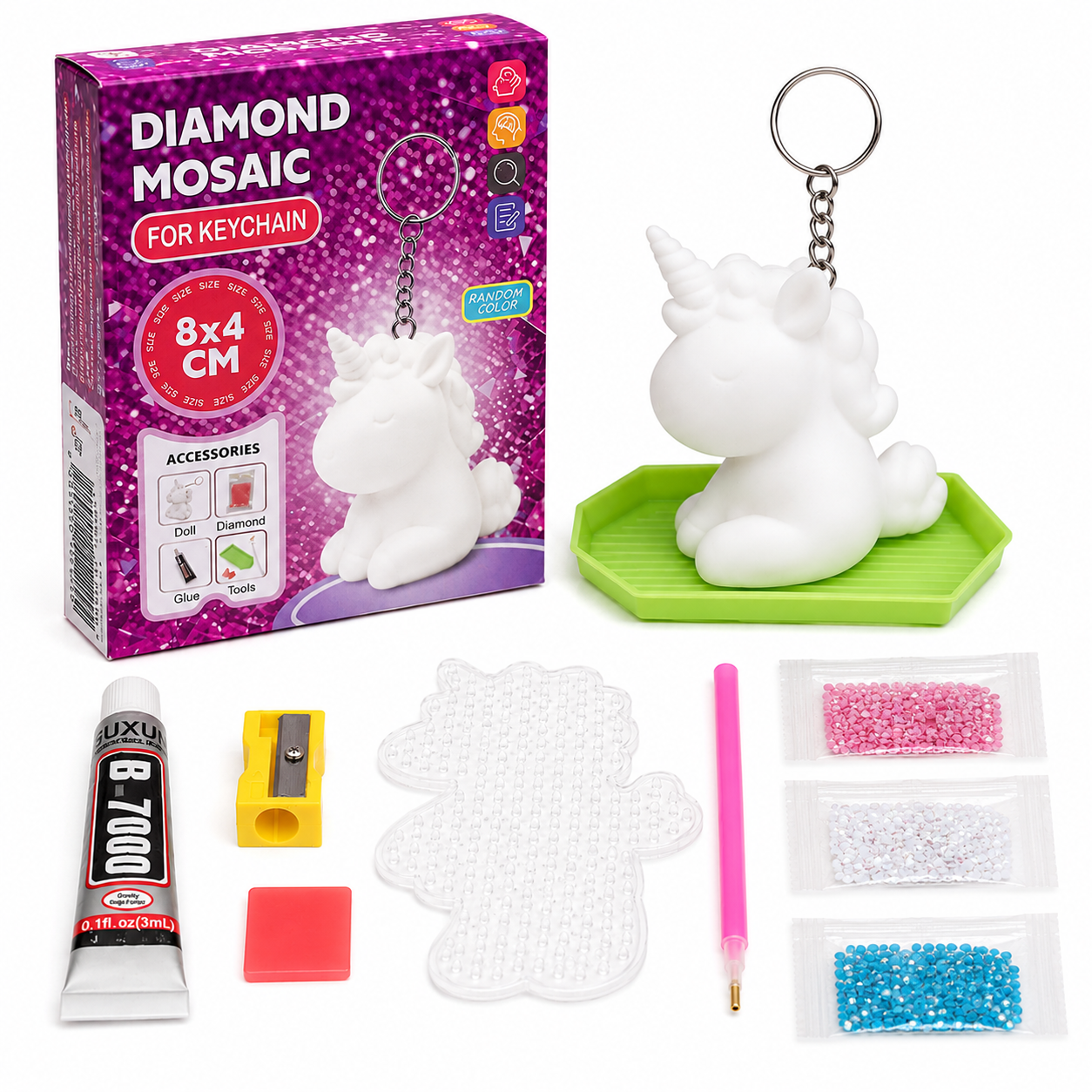Kit Creativo Diamond Mosaic – Llavero con Diamantes