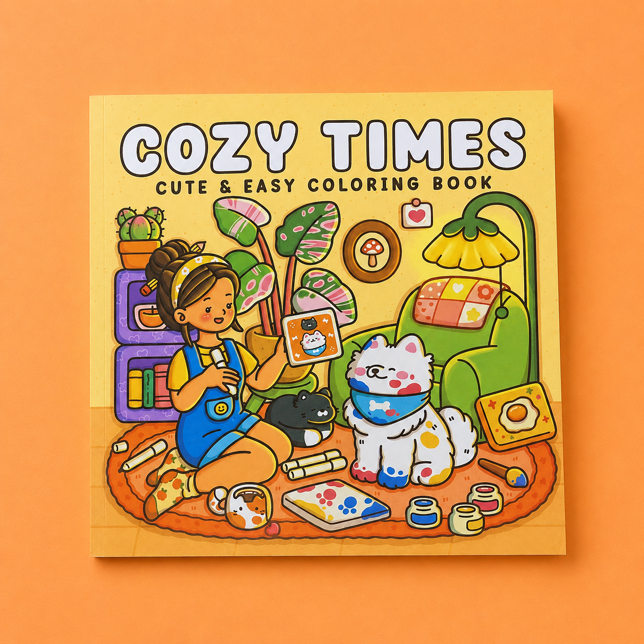 Libro para Colorear Cozy Times – Cute & Easy Coloring Book