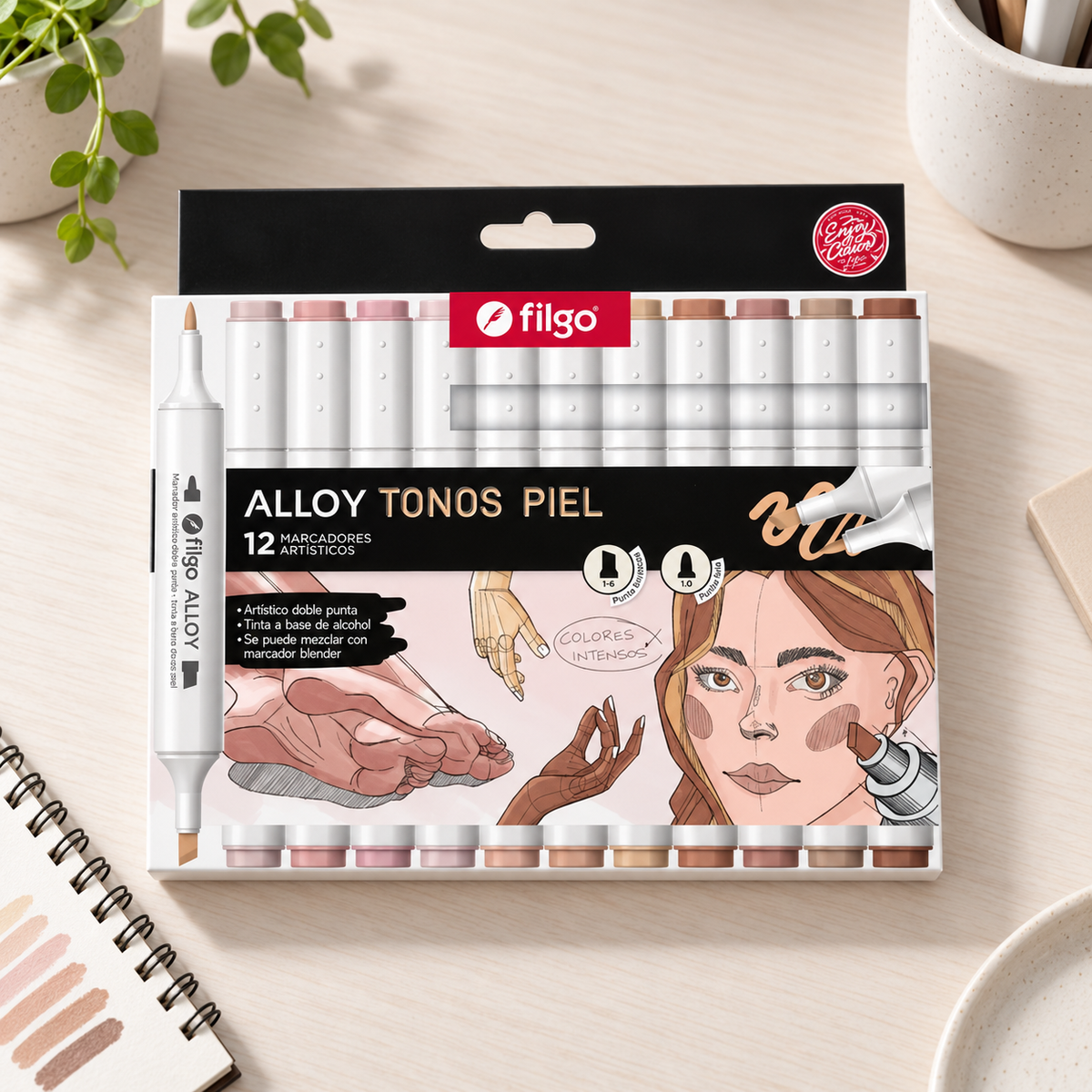 Línea FILGO ALLOY – Marcadores Profesionales Doble Punta