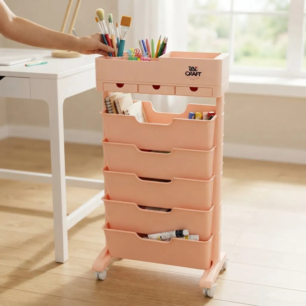 Organizador Vertical Ibi Craft 6 Bandejas Y 3 Cajones