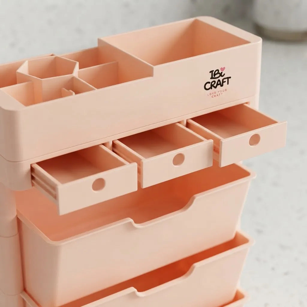 Organizador Vertical Ibi Craft 6 Bandejas Y 3 Cajones