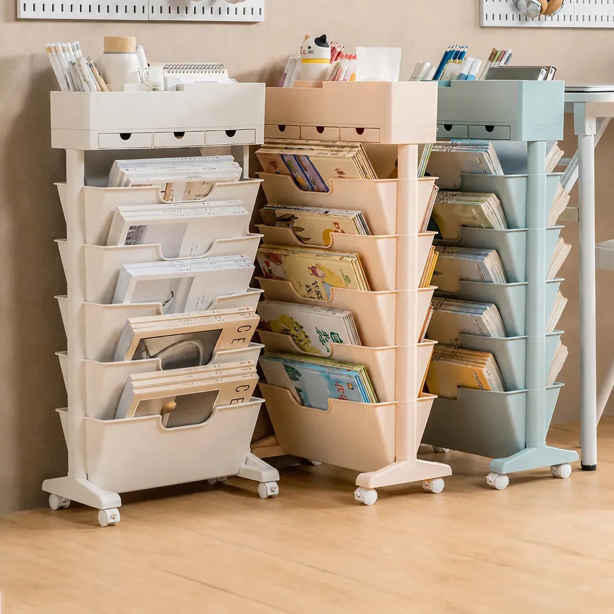 Organizador Vertical Ibi Craft 6 Bandejas Y 3 Cajones