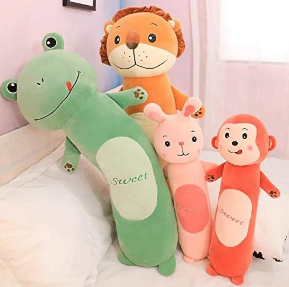 Almohadas largas con forma de animalitos – 80 CM