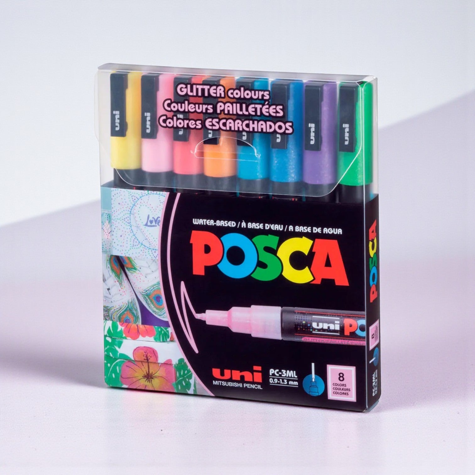 Posca PC-3ML Glitter Set