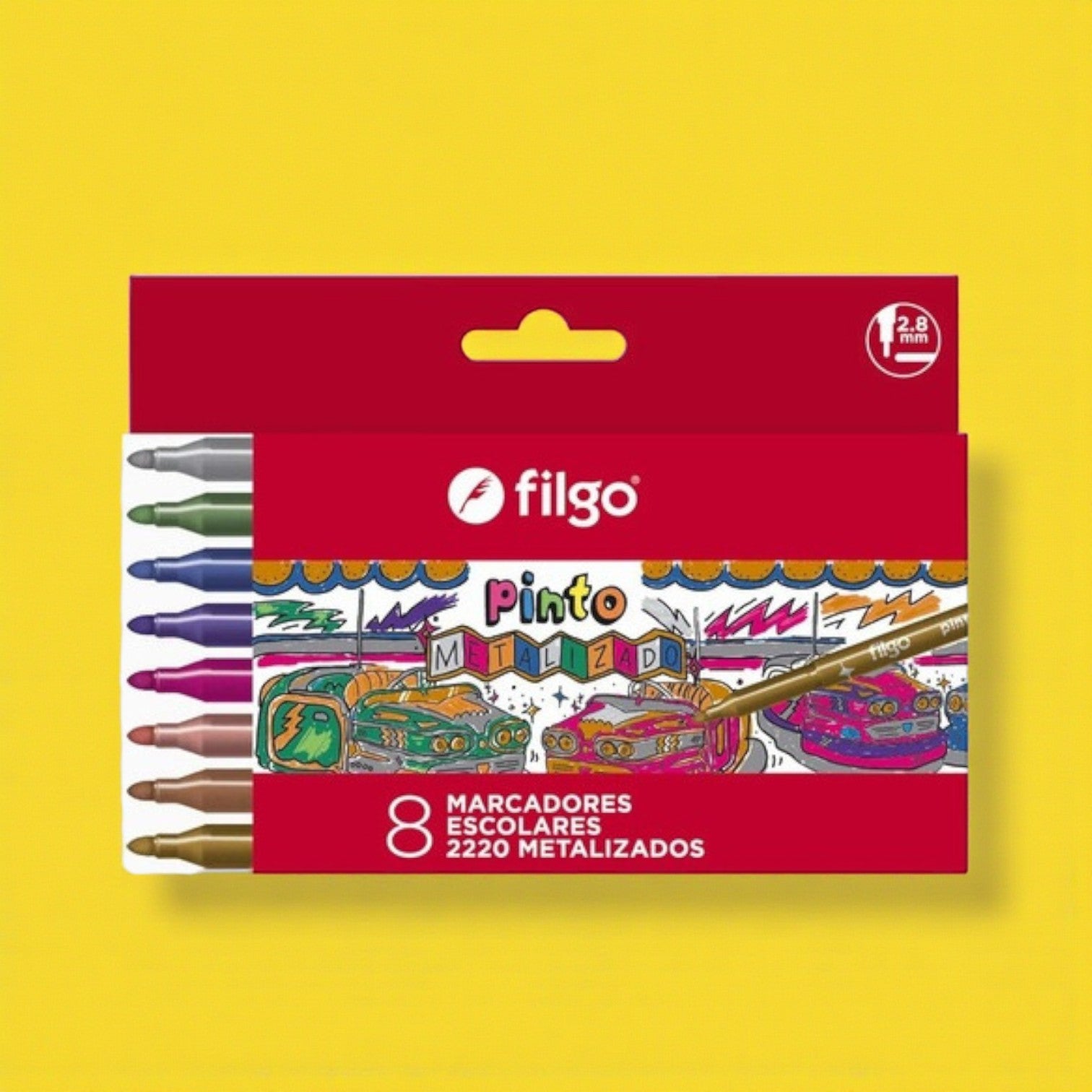 Filgo Pinto 2220 “Metalizados” (8 unidades)