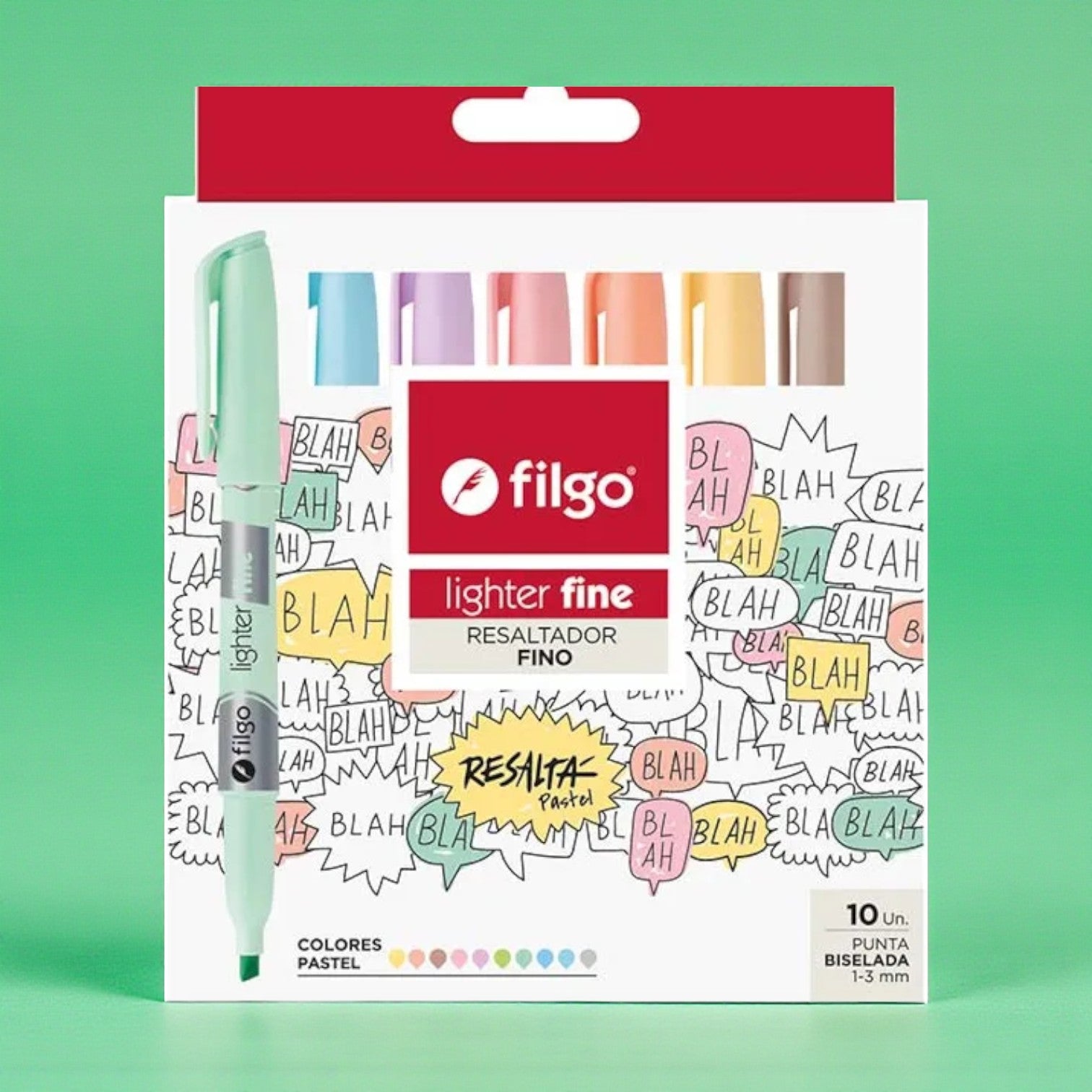 Filgo Lighter Fine Pastel “Resalta” x10,