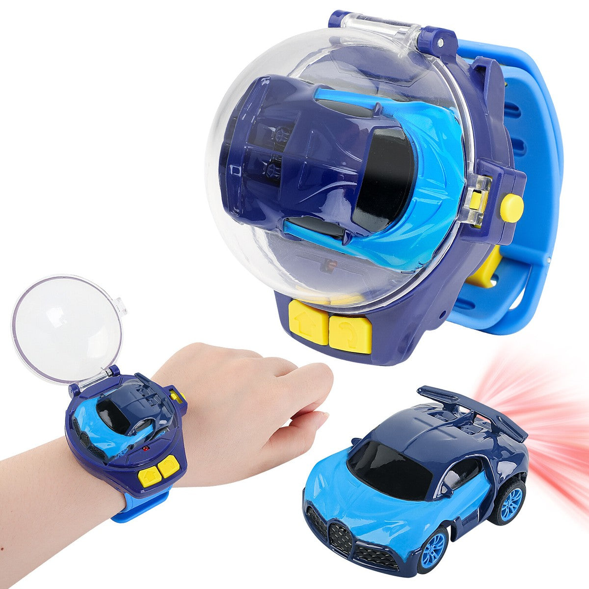 Auto a Control Remoto con Reloj por Gestos Recargable USB