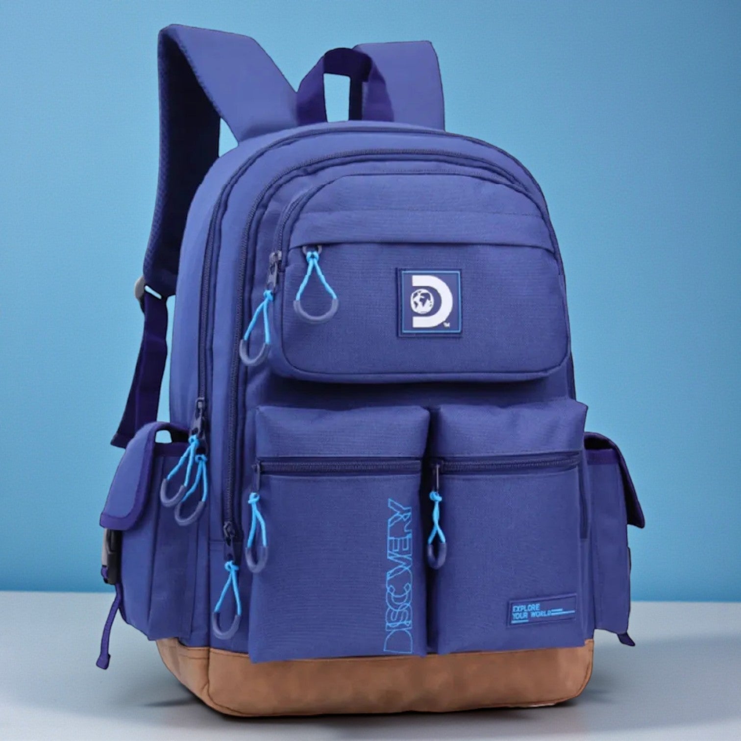 Mochila Discovery Urbana Varios Bolsillos Liviana