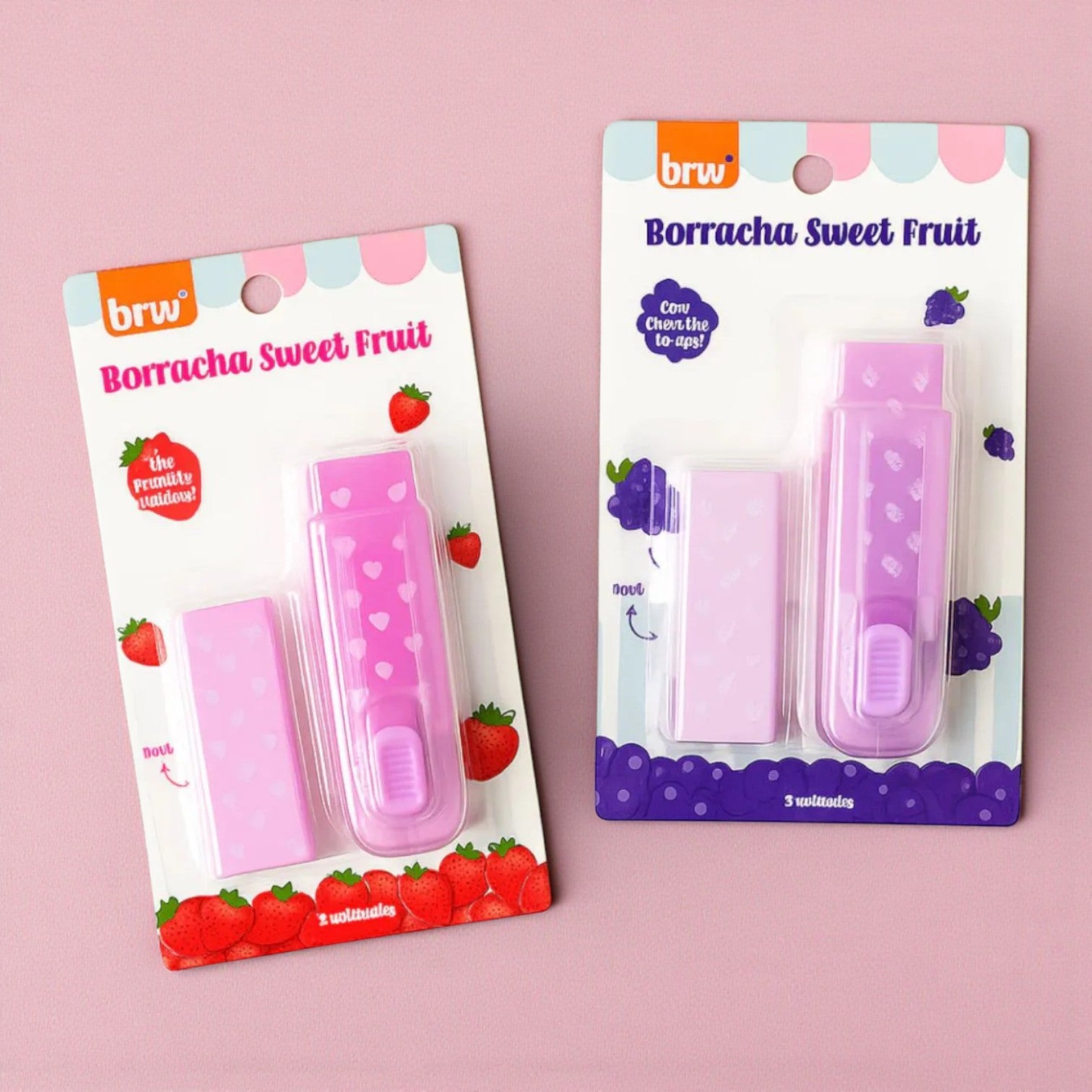 Goma retractil + repuesto - Aroma frutal - BRW