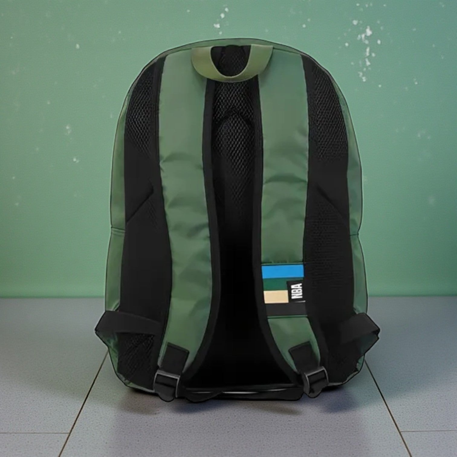 Mochila Nba Equipos Basketball 17'' verde militar
