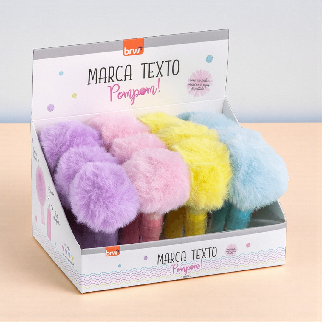 Marca texto Divertido POMPOM