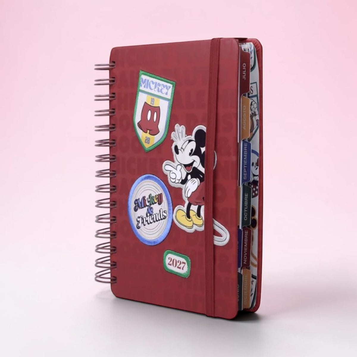 Agenda Mooving Mickey & Friends 2027 diaria con espiral