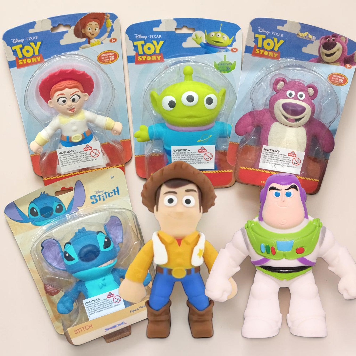 Muñeco Toy Story Stretchapalz Estirable Personajes