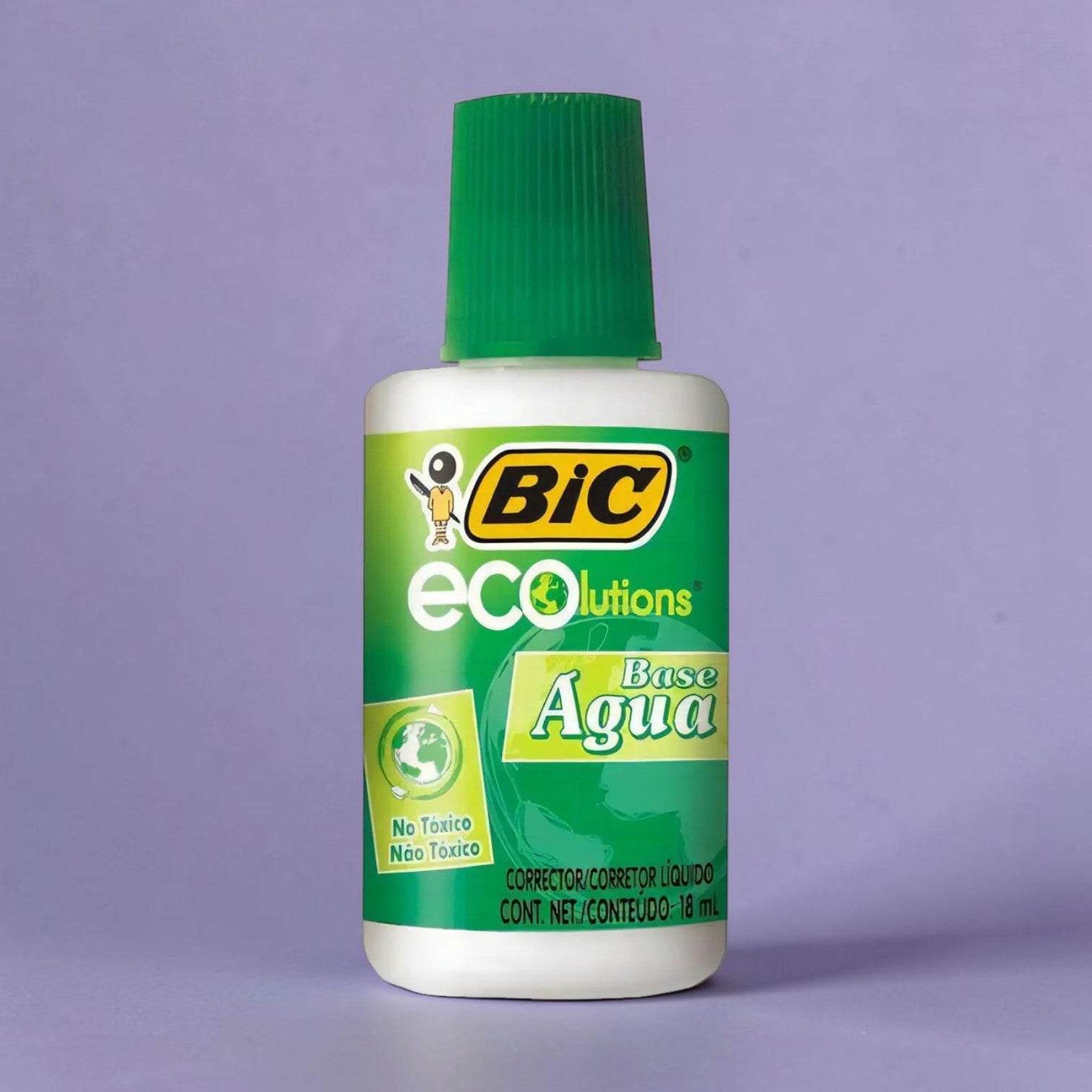 Corrector líquido blanco Bic School No toxico
