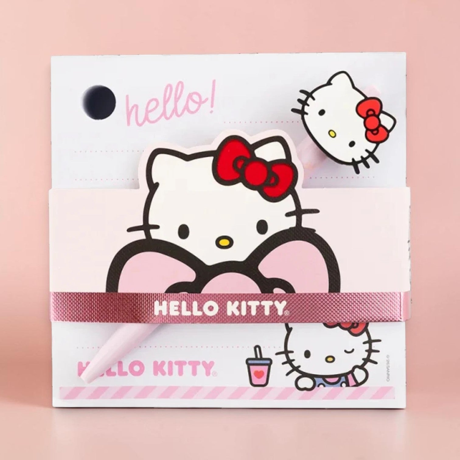Block de Notas Mooving + Boligrafo Hello Kitty
