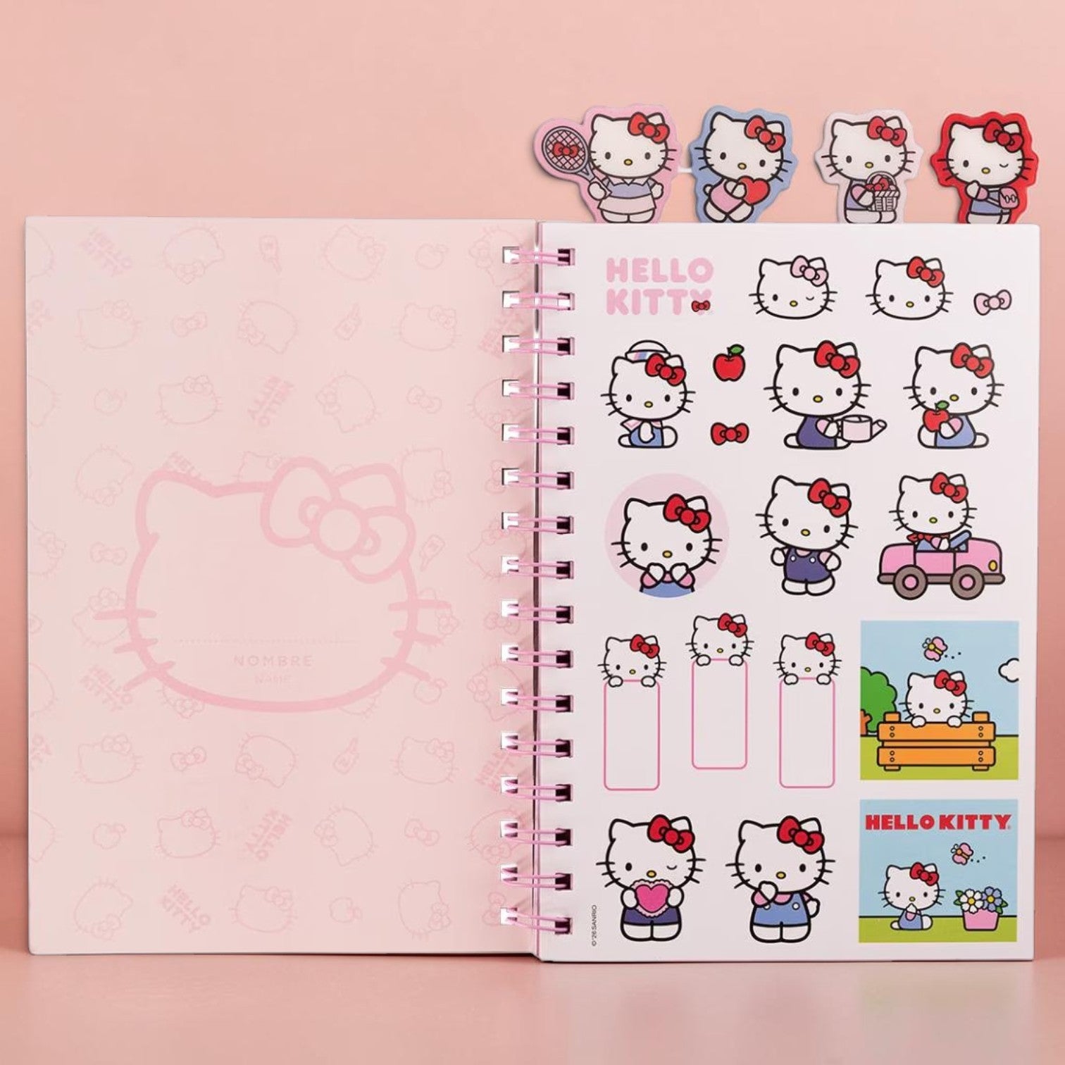 Sobre con cierre zip impreso HELLO KITTY Mooving Paper