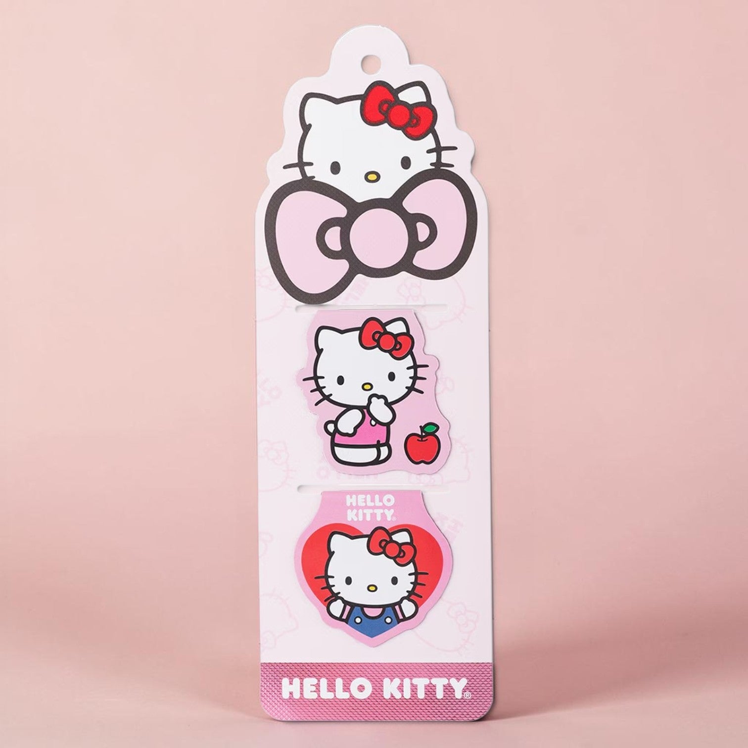 Magenetic bookmarks x 2 HEELO KITTY Mooving Paper.