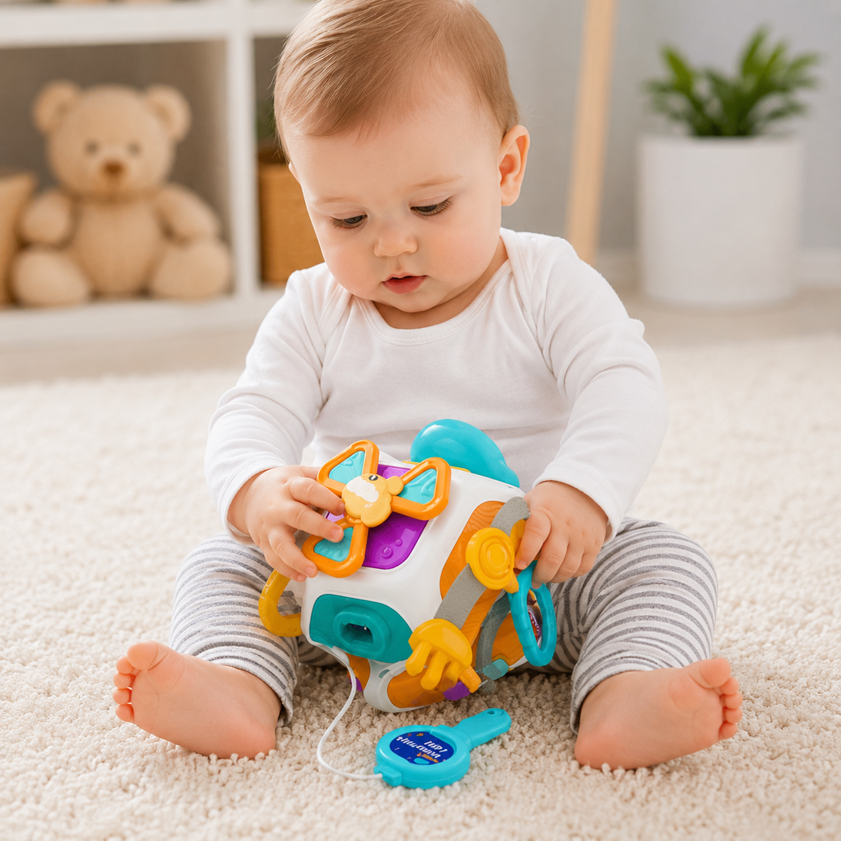 Juguete Didáctico Interactivo 6 en 1 para Bebés
