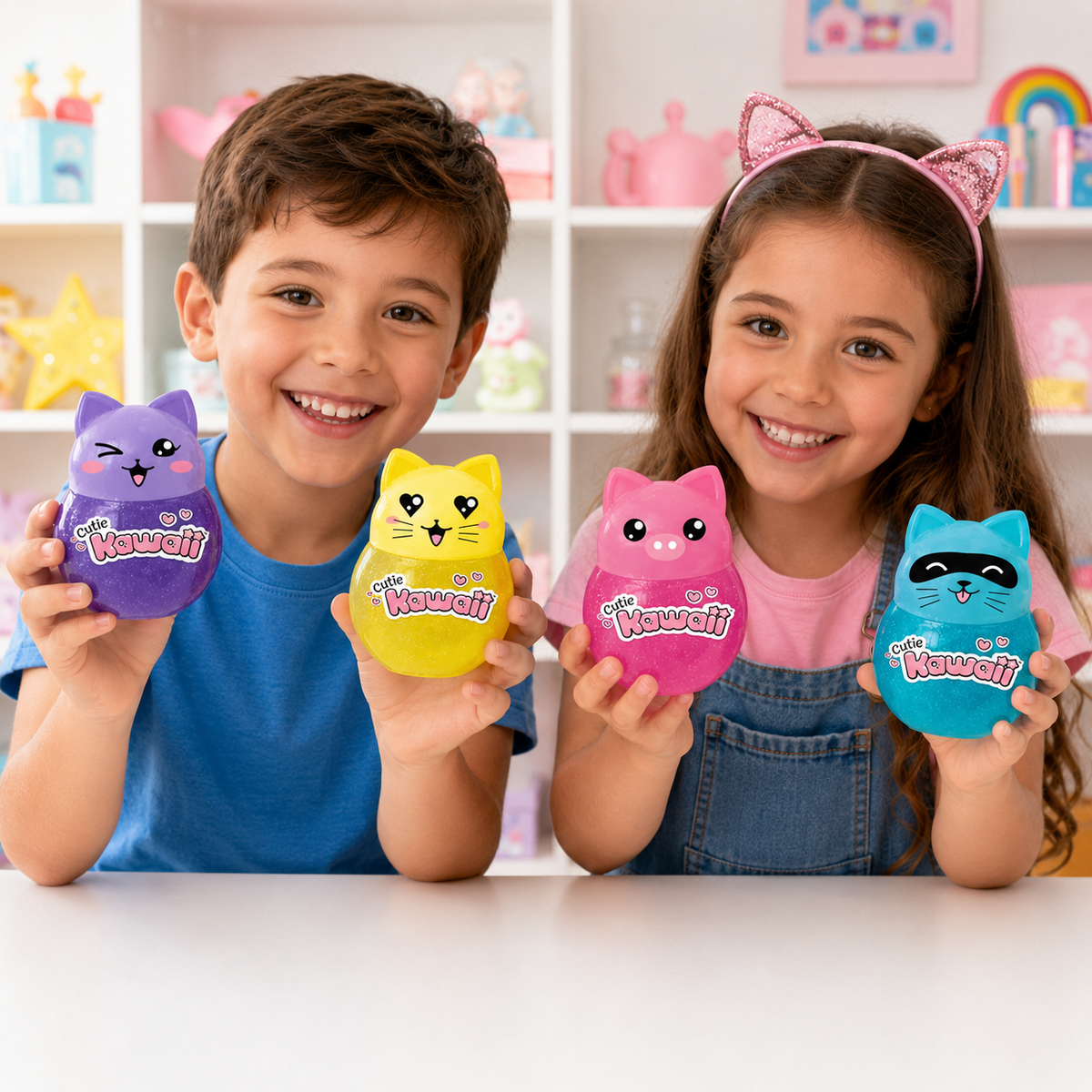 Slime Cutie Kawaii Gatitos