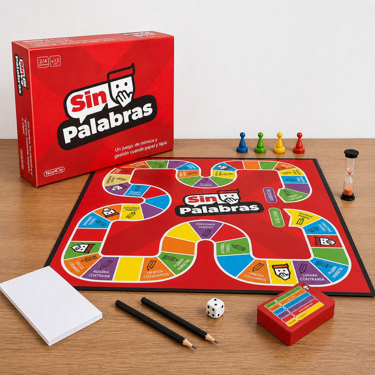 Sin Palabras – Juego de Mesa de Mímica y Dibujo