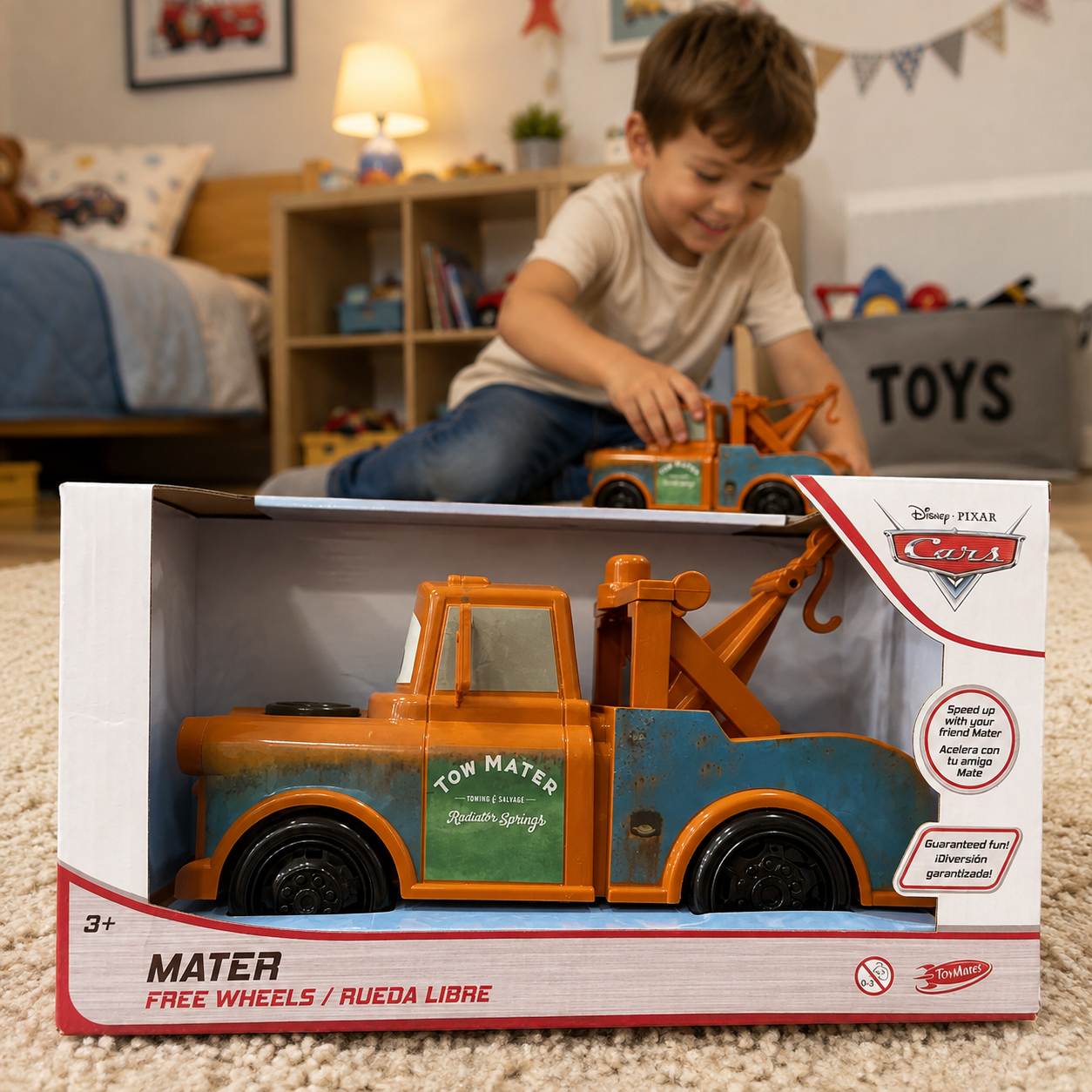 Mater Camión Grúa – Cars | Ruedas Libres