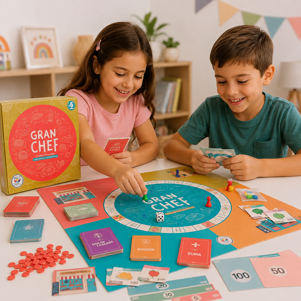 Gran Chef – Juego de Mesa de Habilidades Matemáticas
