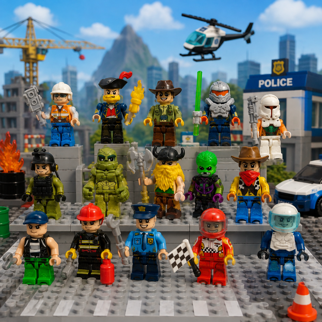 Set de 15 Mini Figuras Compatibles con Bloques de Construcción – MAX ZURU