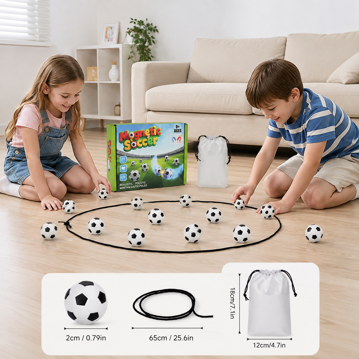 Magnetic Soccer – Juego de Estrategia con Pelotas Magnéticas