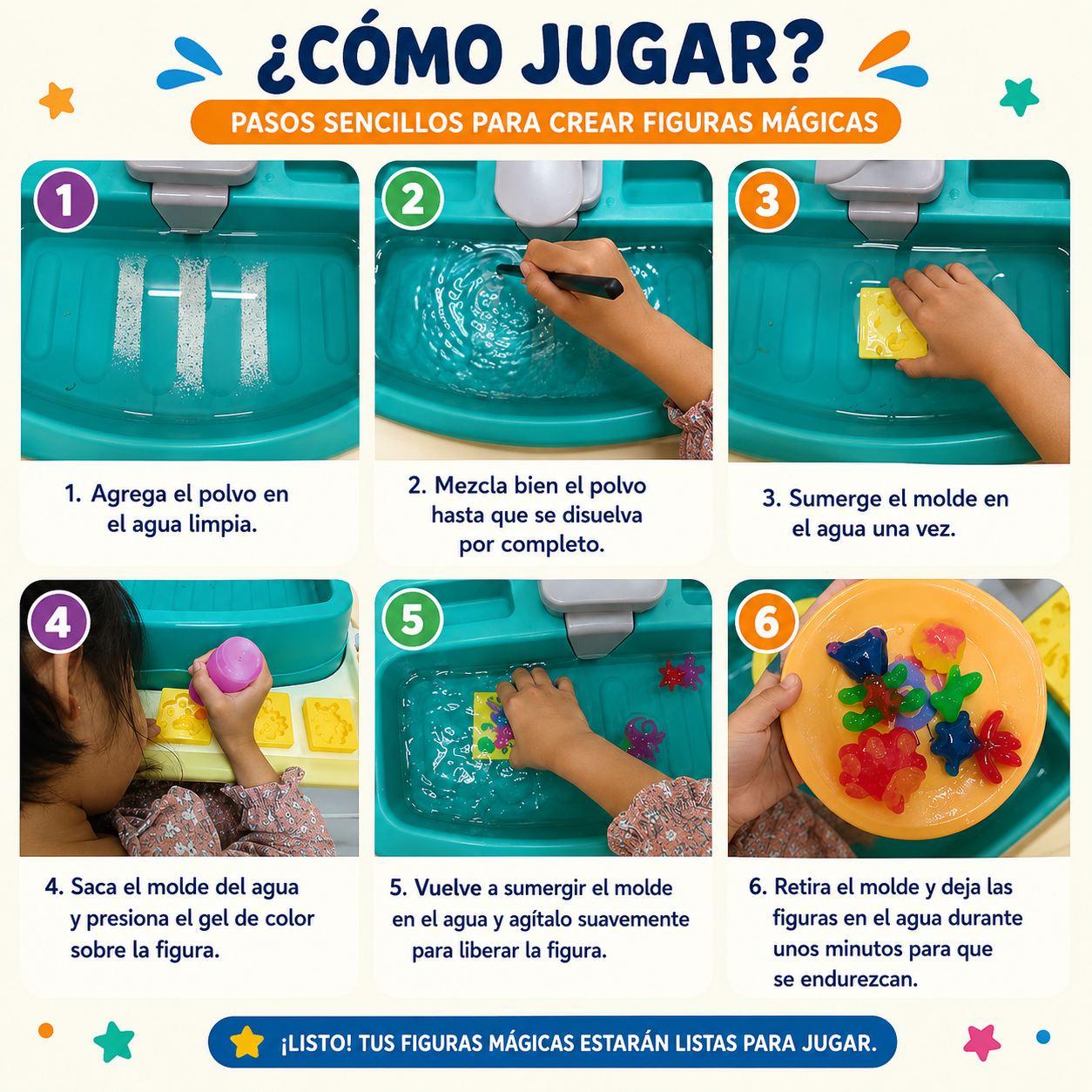 Kit Acuarela Mágica – Crea Figuras 3D
