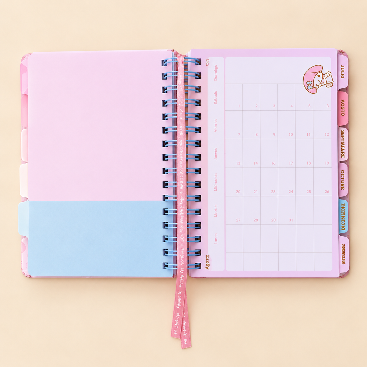 Agenda Mooving My Melody 2027 diaria