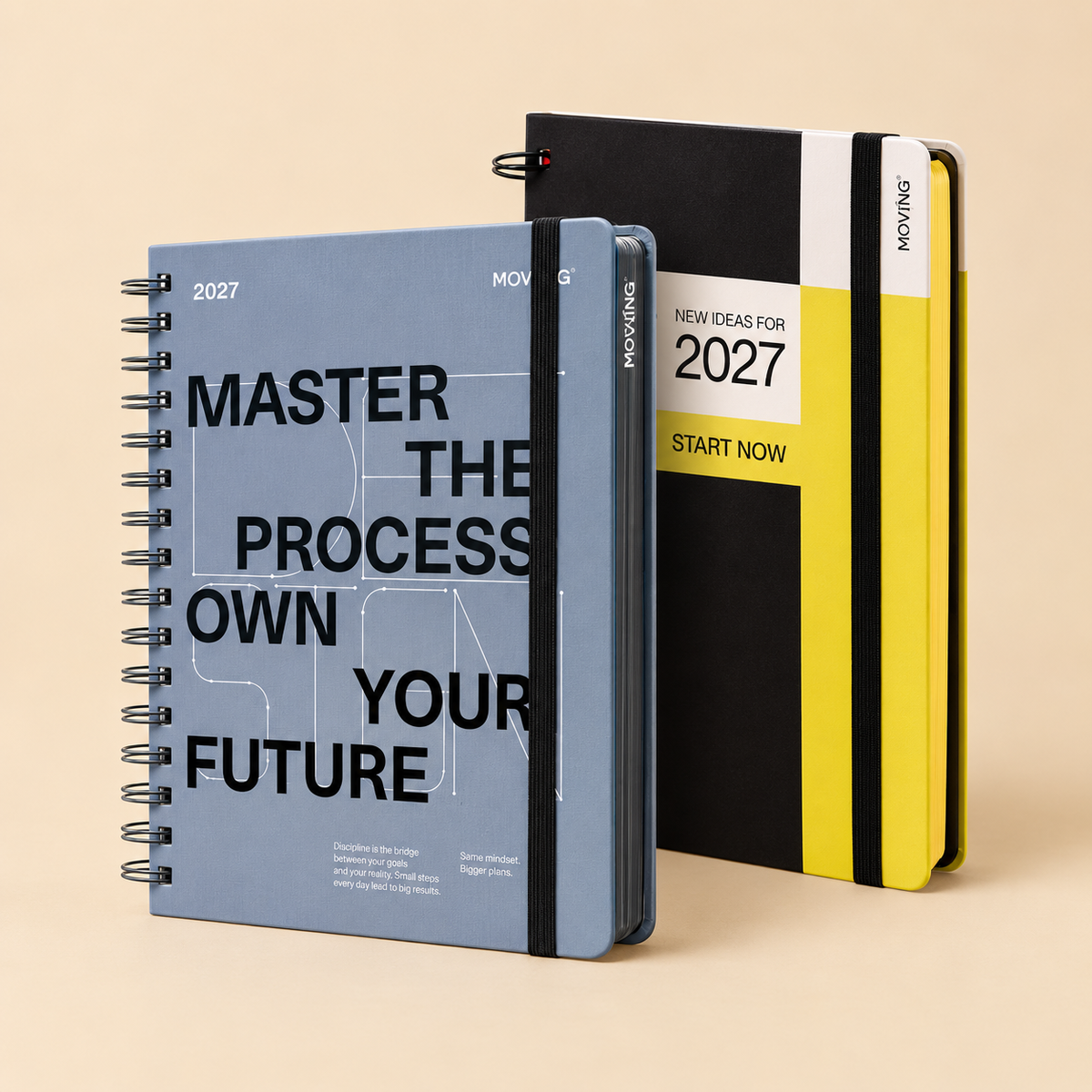 Agenda Mooving Urban 2027 diaria con espiral