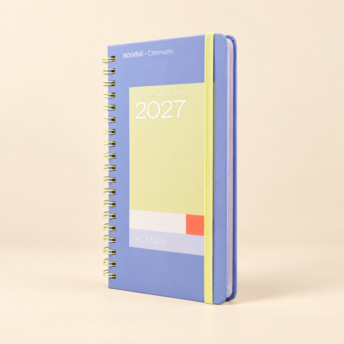 Agenda Mooving pocket Chromatic 2027 semanal con espiral