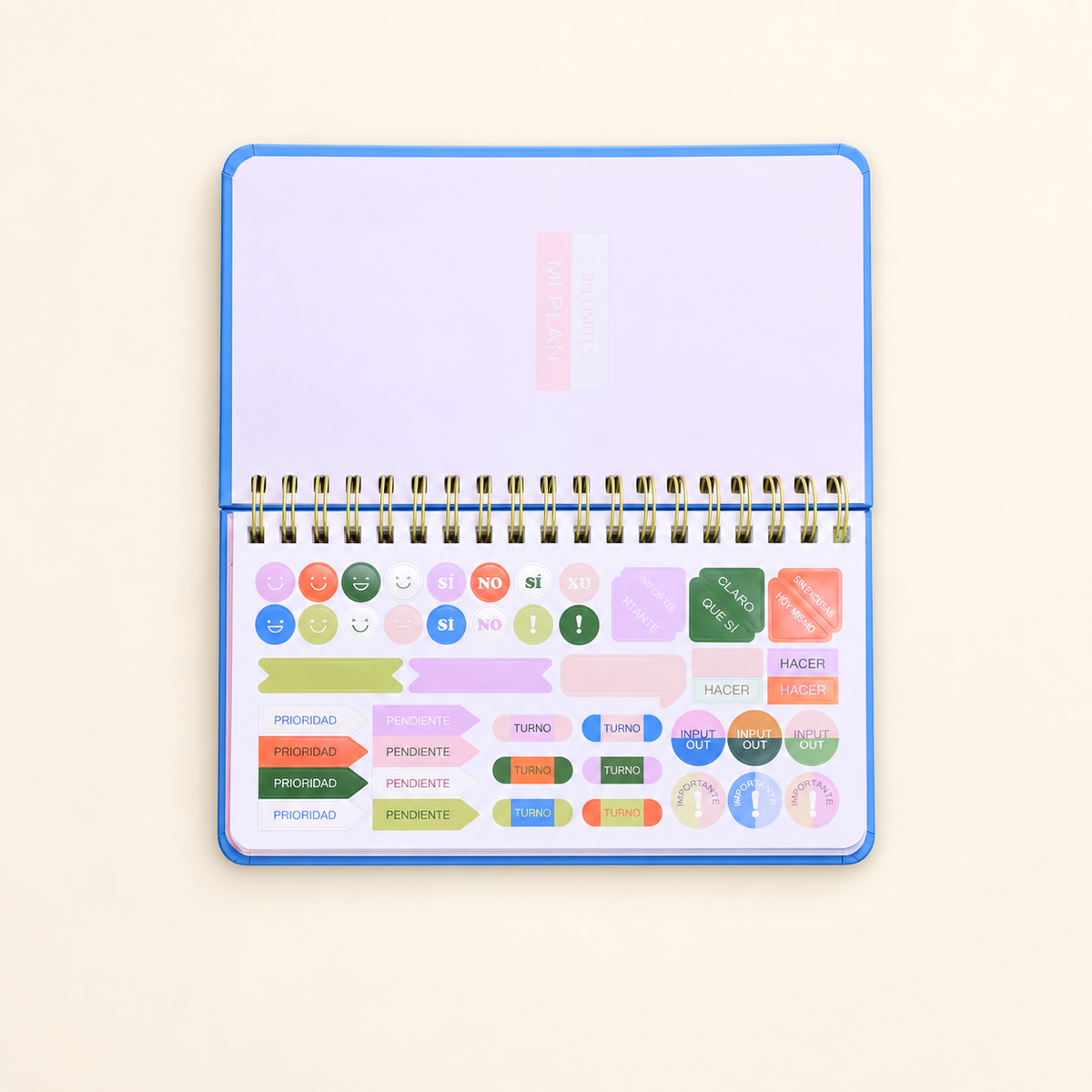 Agenda Mooving pocket Chromatic 2027 semanal con espiral