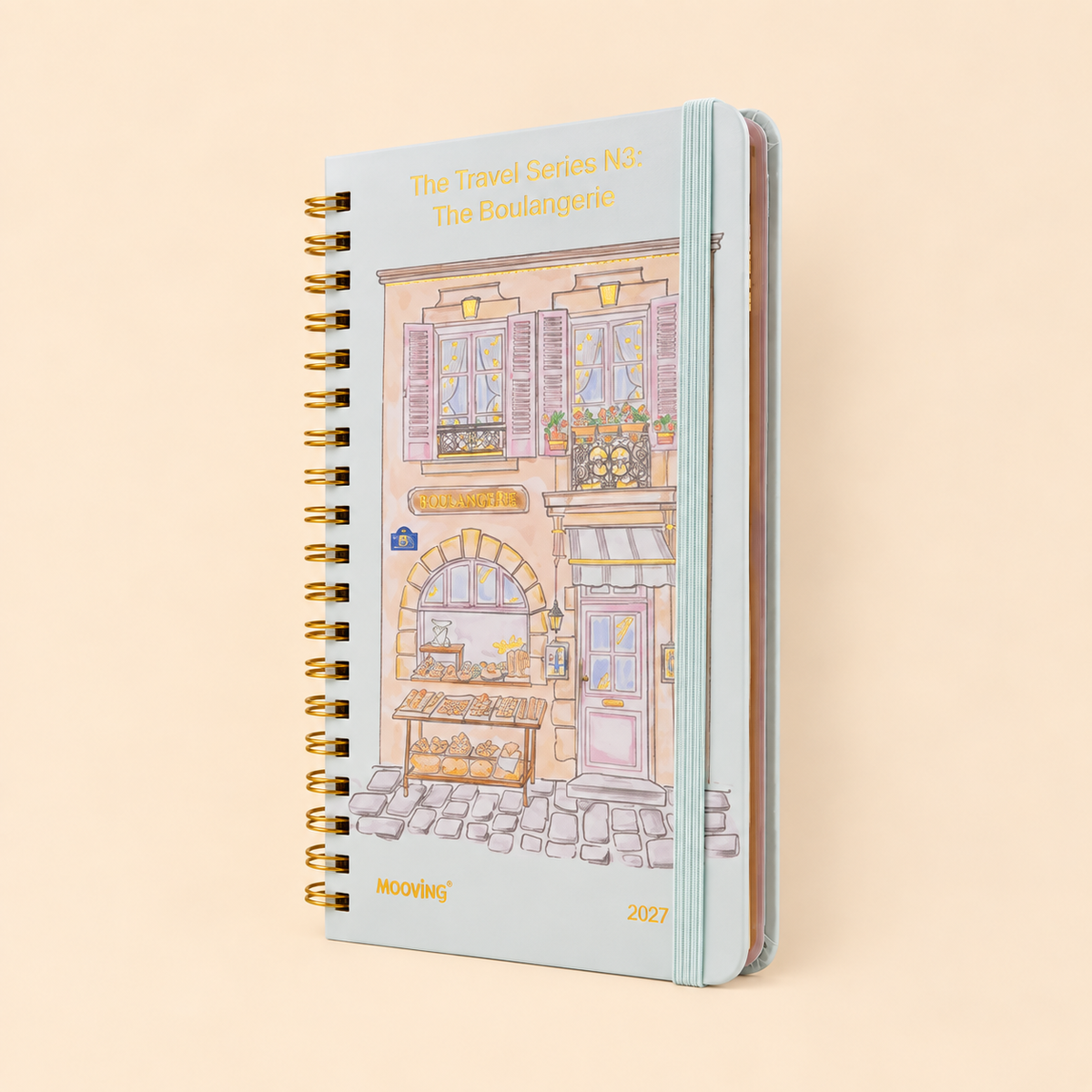 Agenda Mooving pocket Travel 2027 semanal con espiral